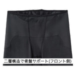 ミズノプロ mizunopro スピードレボ ハーフタイツ ブラック 大人 12JBDX02