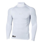 アンダーアーマー UNDER ARMOUR アンダーシャツ 長袖 ホワイト 大人 1358645 -刺繍対応