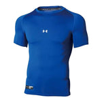 アンダーアーマー UNDER ARMOUR アンダーシャツ 半袖 ロイヤル 大人 1358643 -刺繍対応