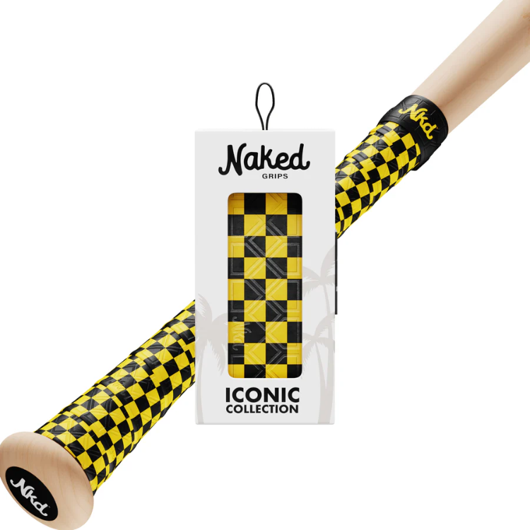 Naked Grips ネイキッドグリップス 野球 グリップテープ - BLACK & YELLOW
