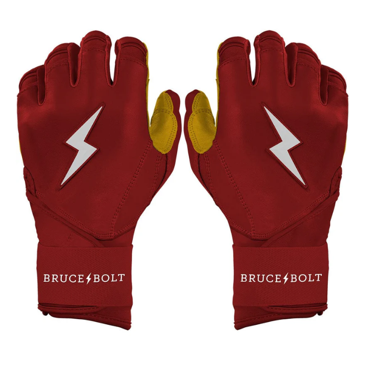 BRUCE BOLT ブルースボルト バッティンググローブ ロングカフ - Maroon