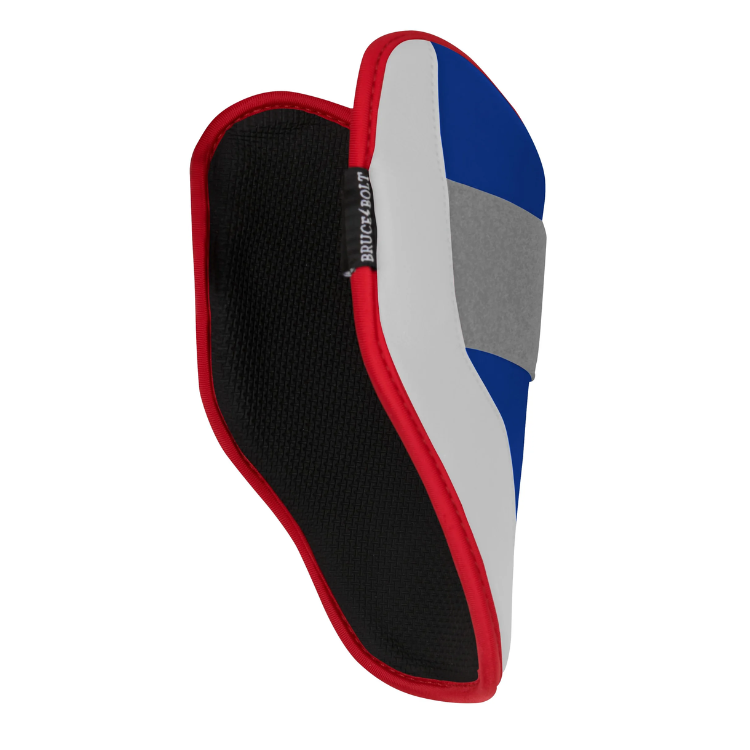 BRUCE BOLT ブルースボルト エルボーガード 硬式軟式兼用 シングルベルト - Red, White & Blue