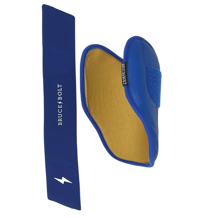 BRUCE BOLT ブルースボルト エルボーガード 硬式軟式兼用 シングルベルト - Original Royal Blue