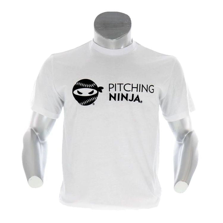 ピッチングニンジャ Tシャツ ホワイト 大人 OT0124SS0002 -刺繍対応
