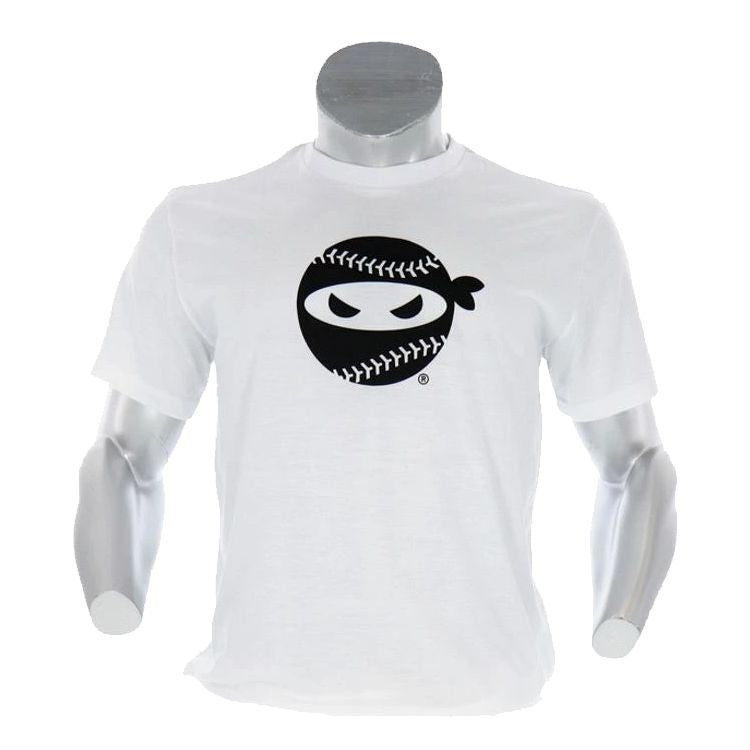 ピッチングニンジャ Tシャツ ホワイト 大人 OT0124SS0001 -刺繍対応