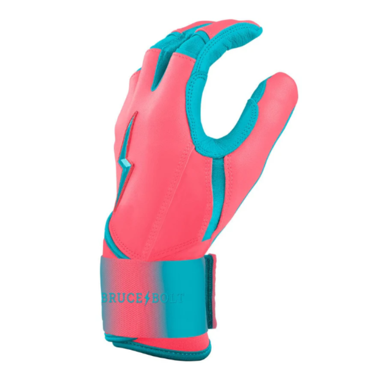 BRUCE BOLT ブルースボルト バッティンググローブ ショートカフ - Pink/Teal