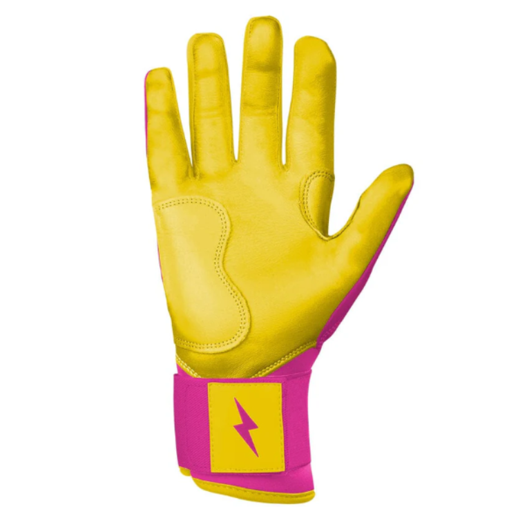 BRUCE BOLT ブルースボルト バッティンググローブ ロングカフ - Pink/Yellow