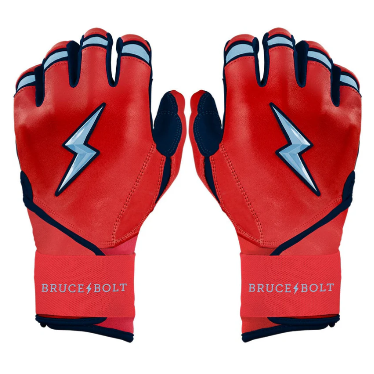 BRUCE BOLT ブルースボルト バッティンググローブ ショートカフ - Red