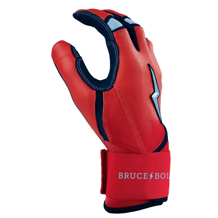 BRUCE BOLT ブルースボルト バッティンググローブ ショートカフ - Red