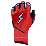 BRUCE BOLT ブルースボルト バッティンググローブ ショートカフ - Red