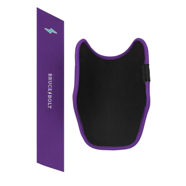 BRUCE BOLT ブルースボルト エルボーガード 硬式軟式兼用 シングルベルト - Teal/Purple