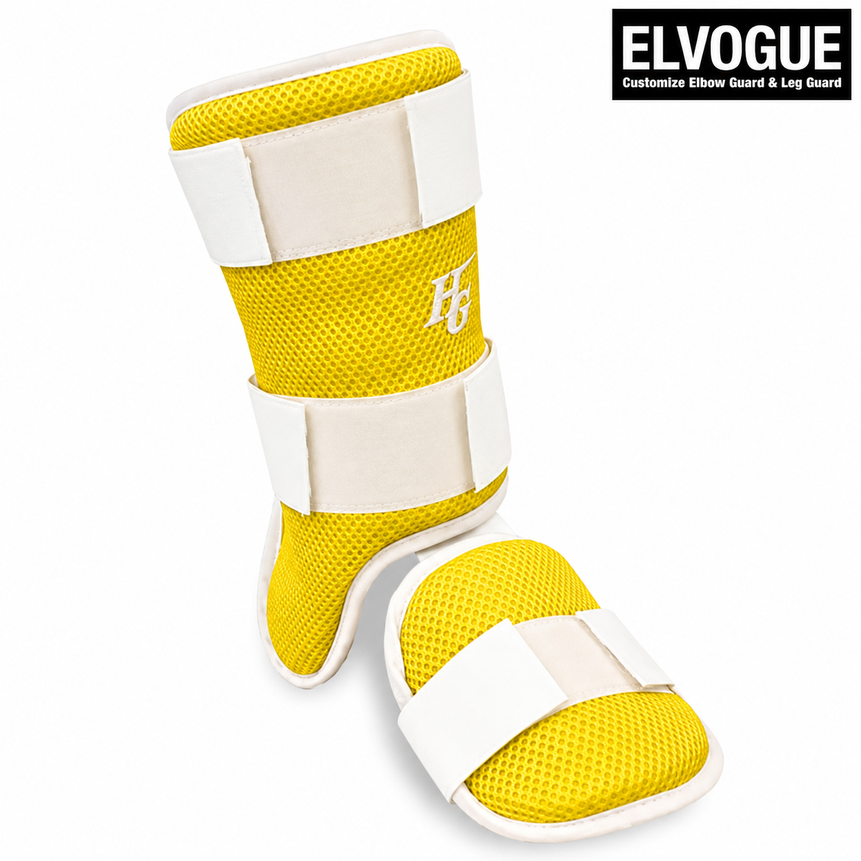 ハイゴールド HIGOLD ELVOGUE イエロー レッグガード 大人用 EVG-F150 - マーキング対応