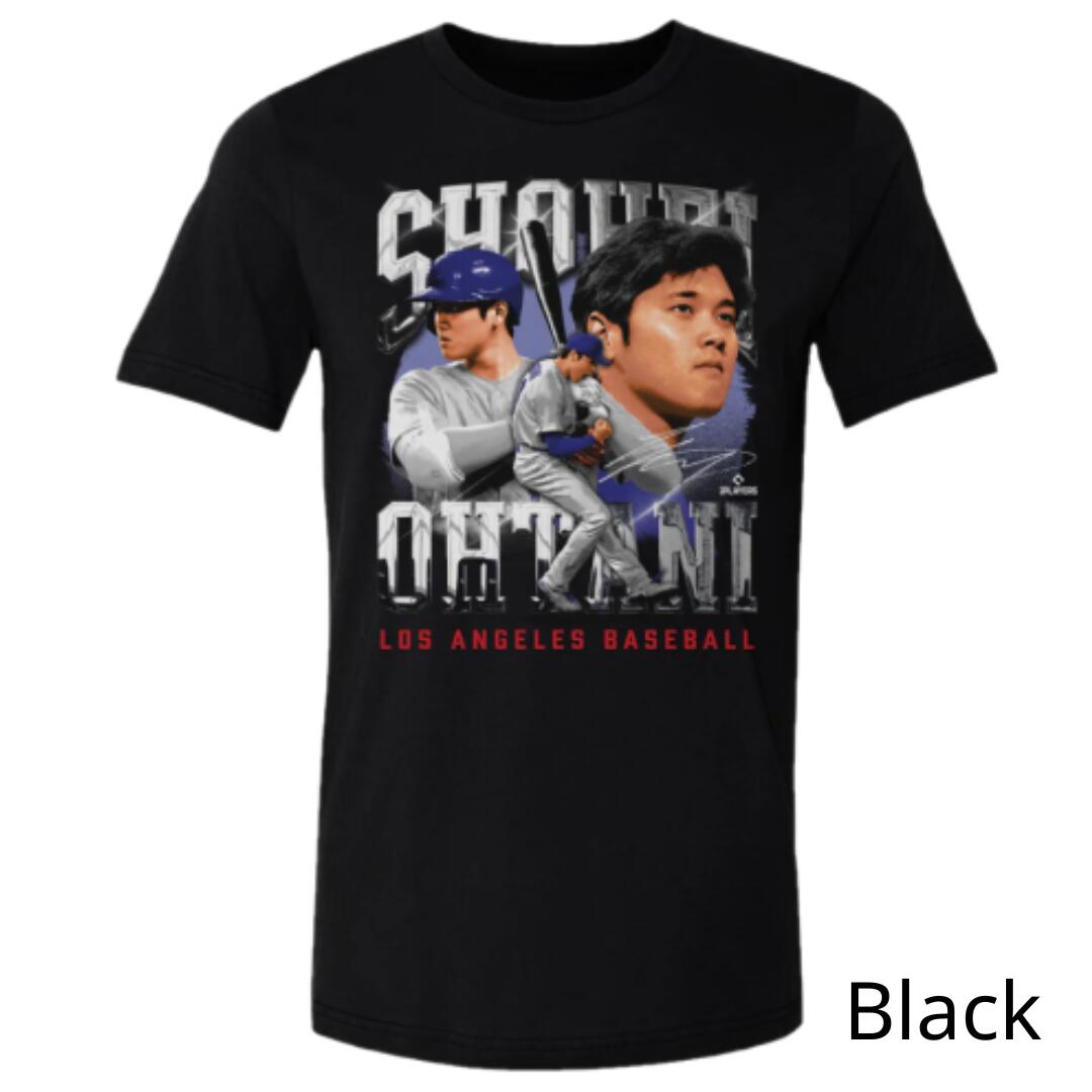 500LEVEL 大谷翔平 Tシャツ ドジャース 大人用 ブラック 黒