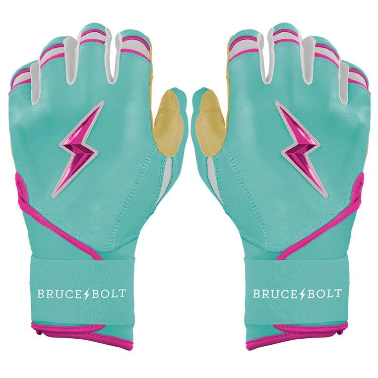 BRUCE BOLT ブルースボルト バッティンググローブ ロングカフ - Mint/Pink