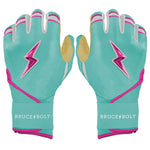 BRUCE BOLT ブルースボルト バッティンググローブ ロングカフ - Mint/Pink