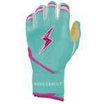 BRUCE BOLT ブルースボルト バッティンググローブ ロングカフ - Mint/Pink