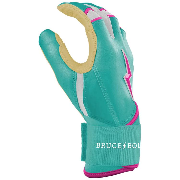 BRUCE BOLT ブルースボルト バッティンググローブ ロングカフ - Mint/Pink