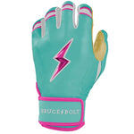 BRUCE BOLT ブルースボルト バッティンググローブ ショートカフ - Mint/Pink
